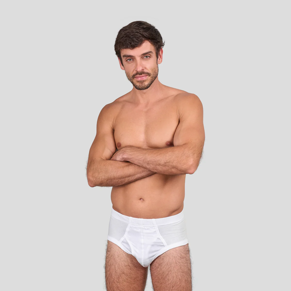 Plain Brief 100% Cotton Pack Of 3 - Image 3