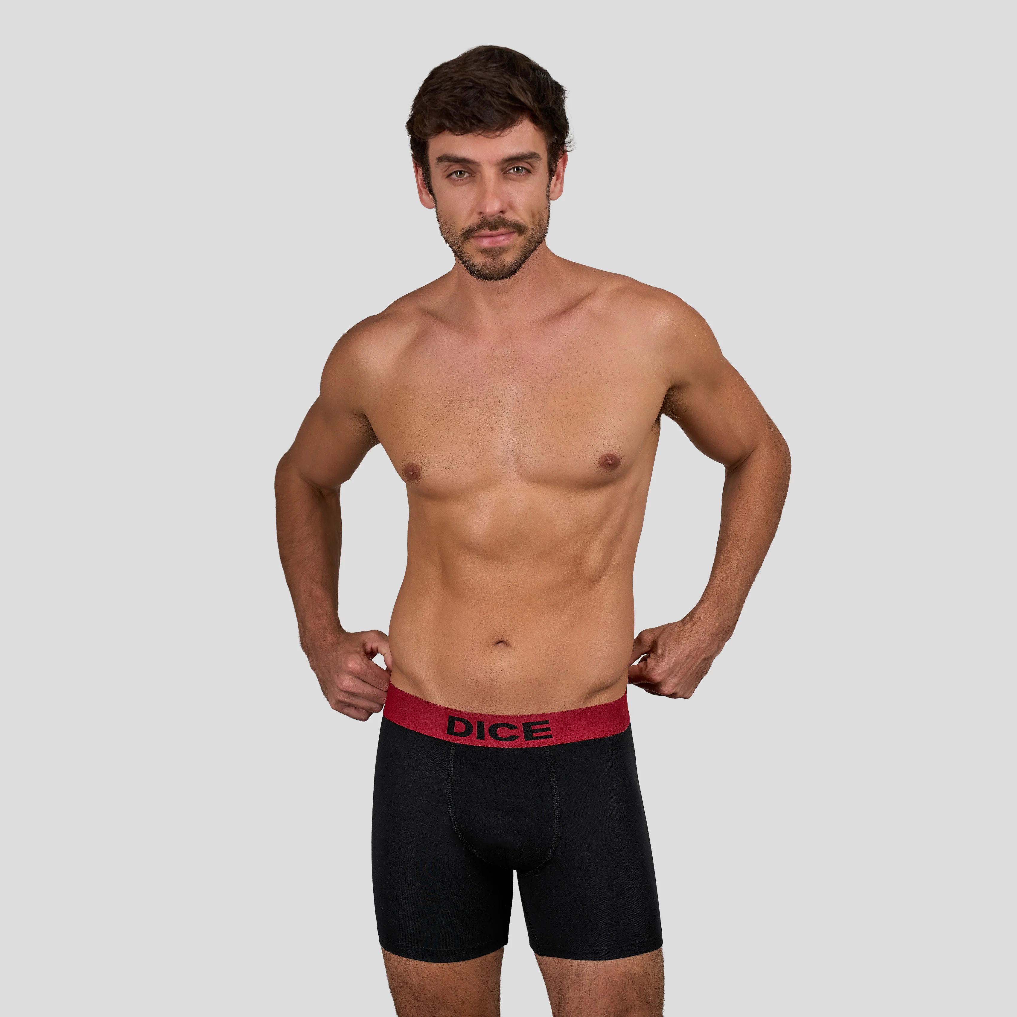 Plain long Boxer With Wide Elastic Pack Of 3 - Image 3