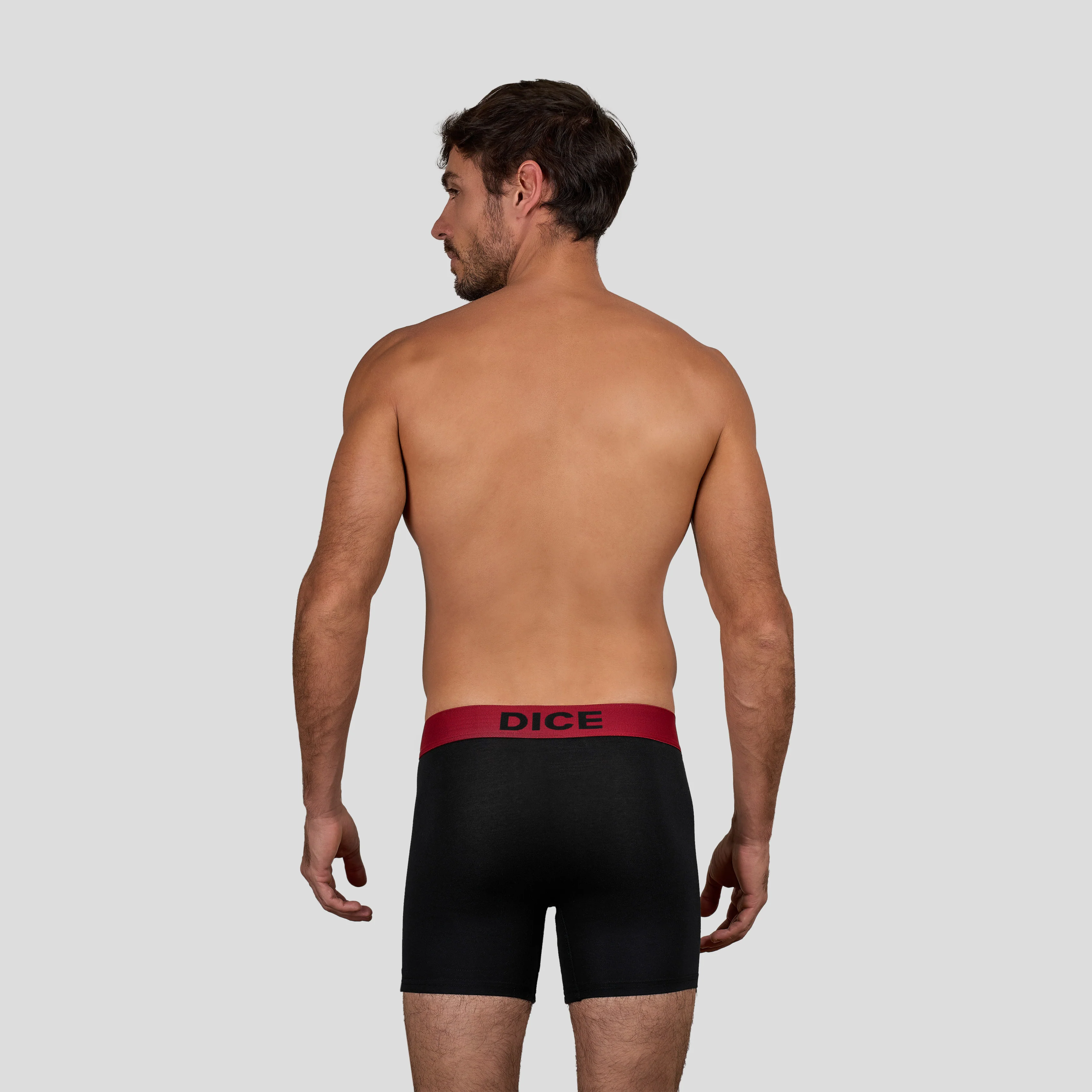 Plain long Boxer With Wide Elastic Pack Of 3 - Image 4