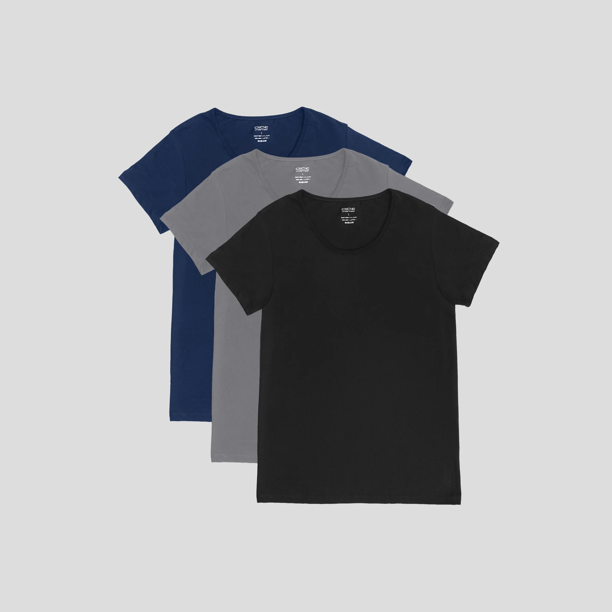 Short Sleeve 100% Cotton Pack Of 3 - Image 12