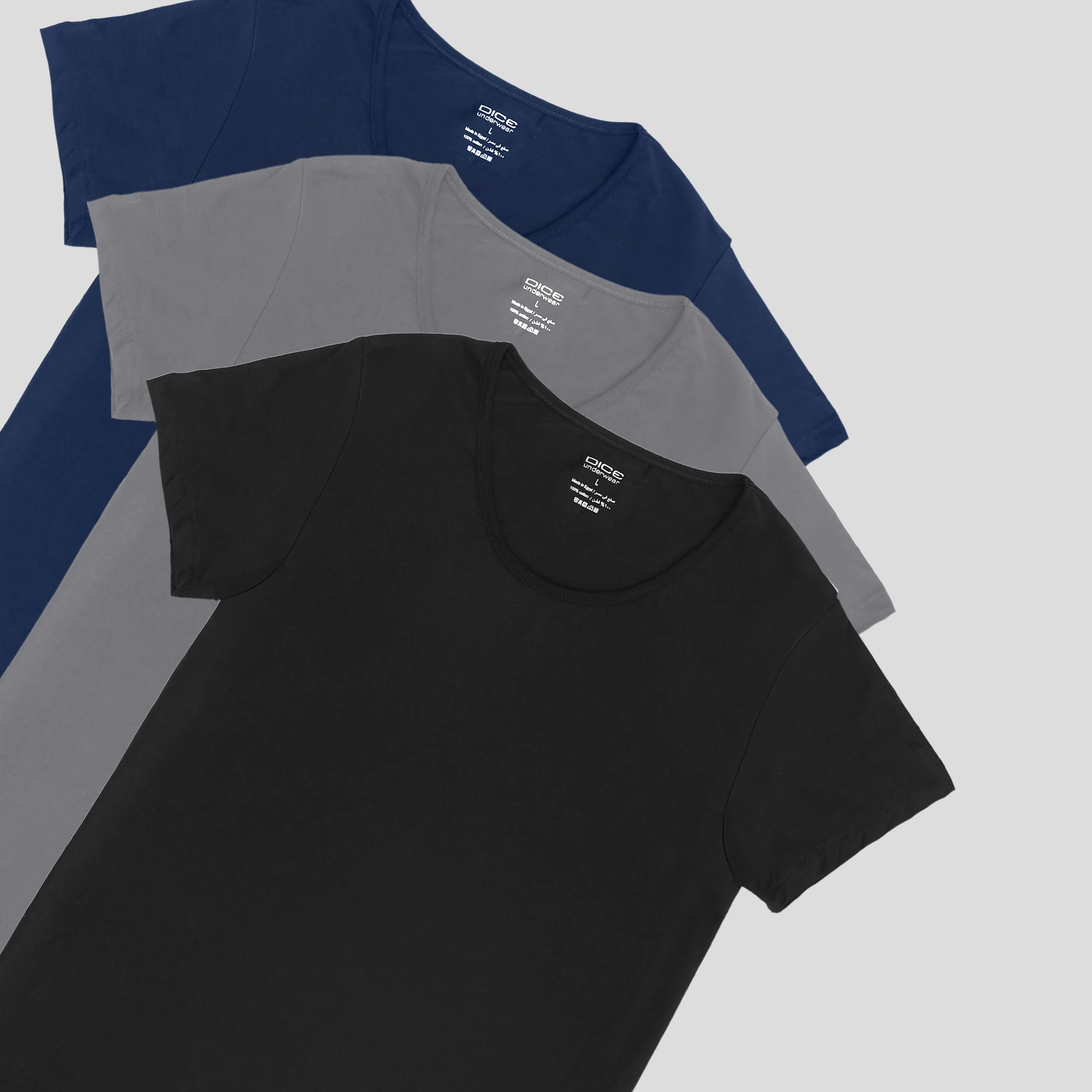 Short Sleeve 100% Cotton Pack Of 3 - Image 13