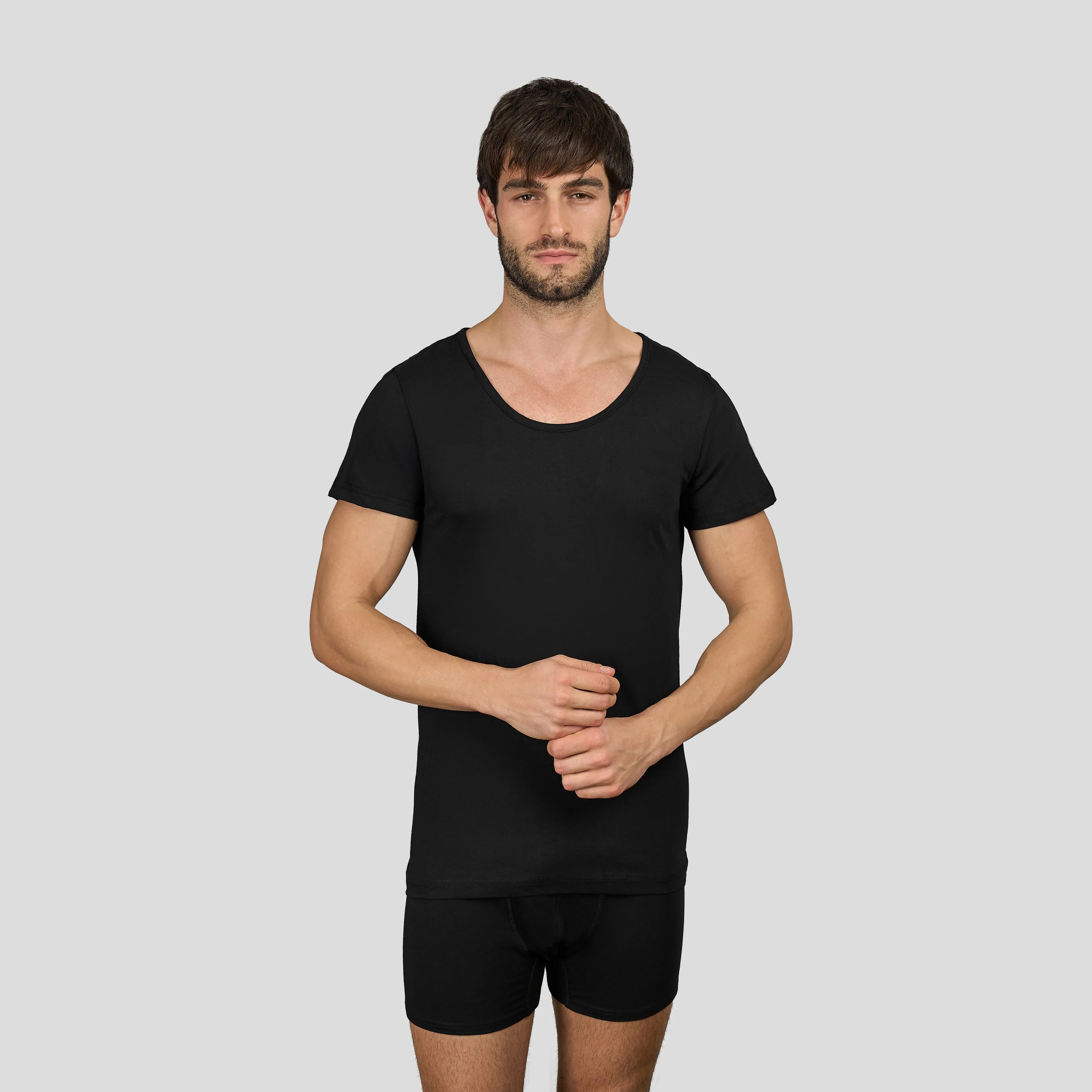 Short Sleeve 100% Cotton Pack Of 3 - Image 6