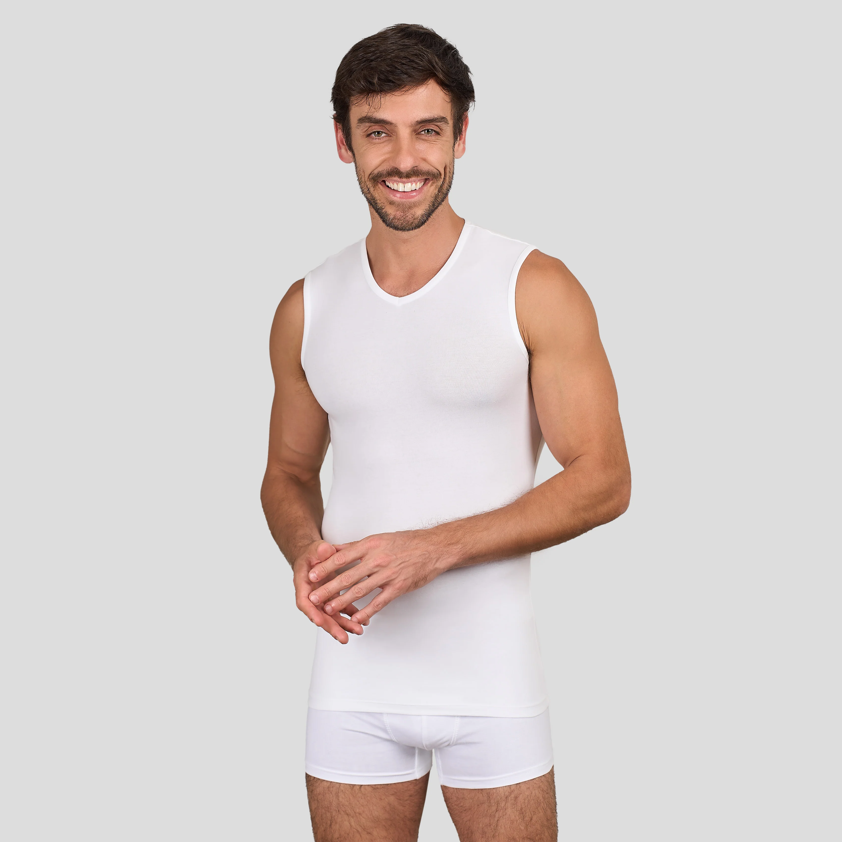 V-Neck Wide Strap Top - Image 4