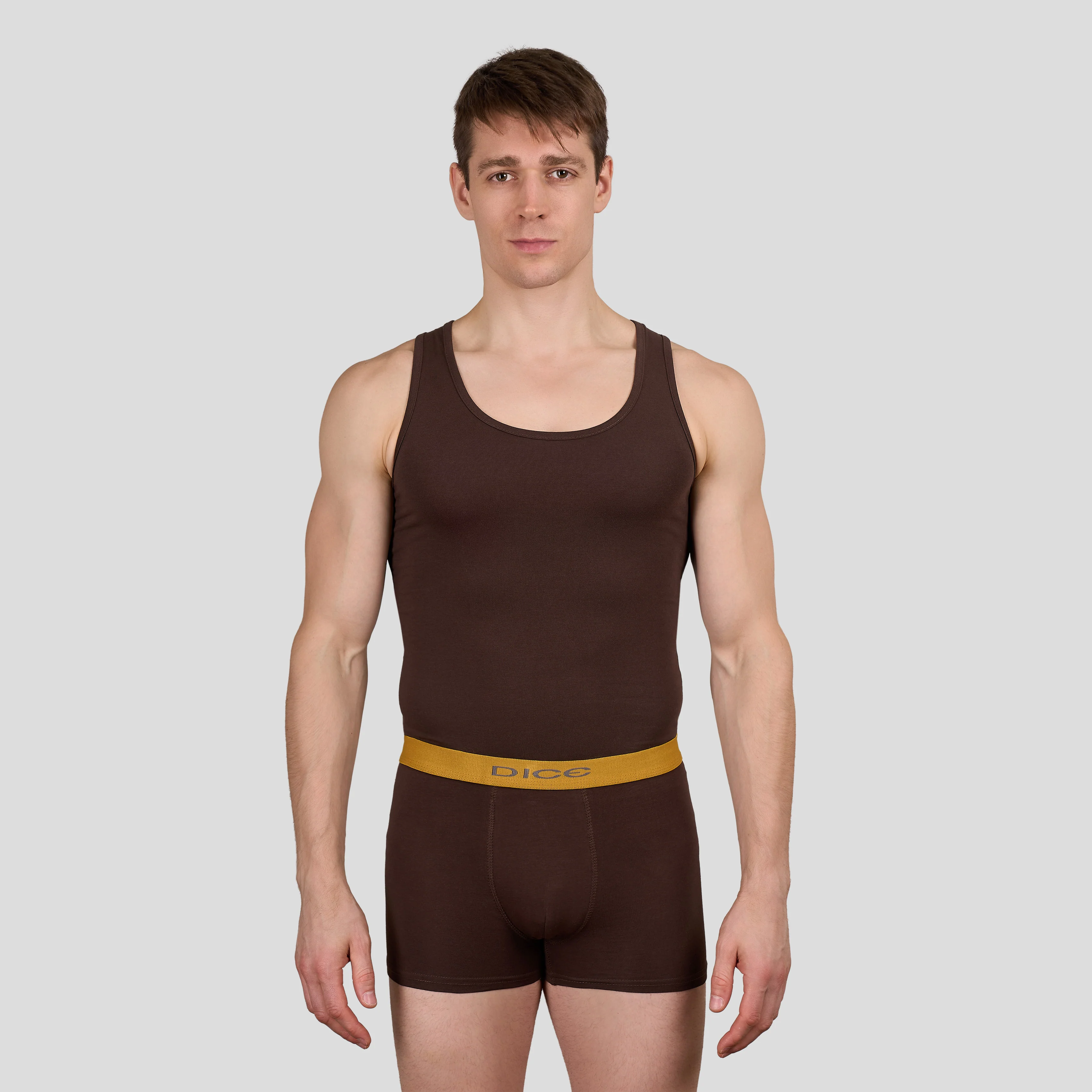 Plain Underwear Set (tank top + Boxer) - Image 10