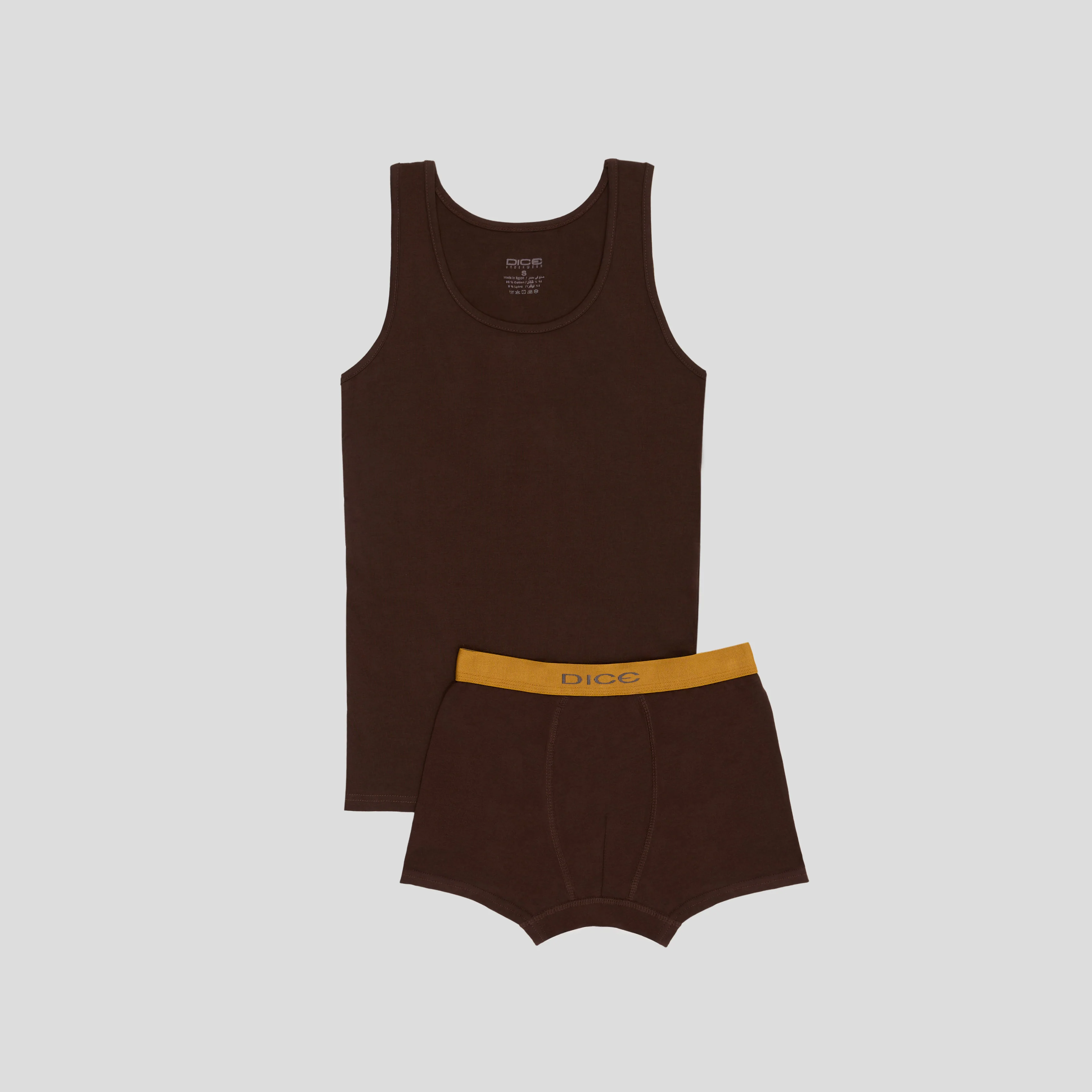 Plain Underwear Set (tank top + Boxer) - Image 12