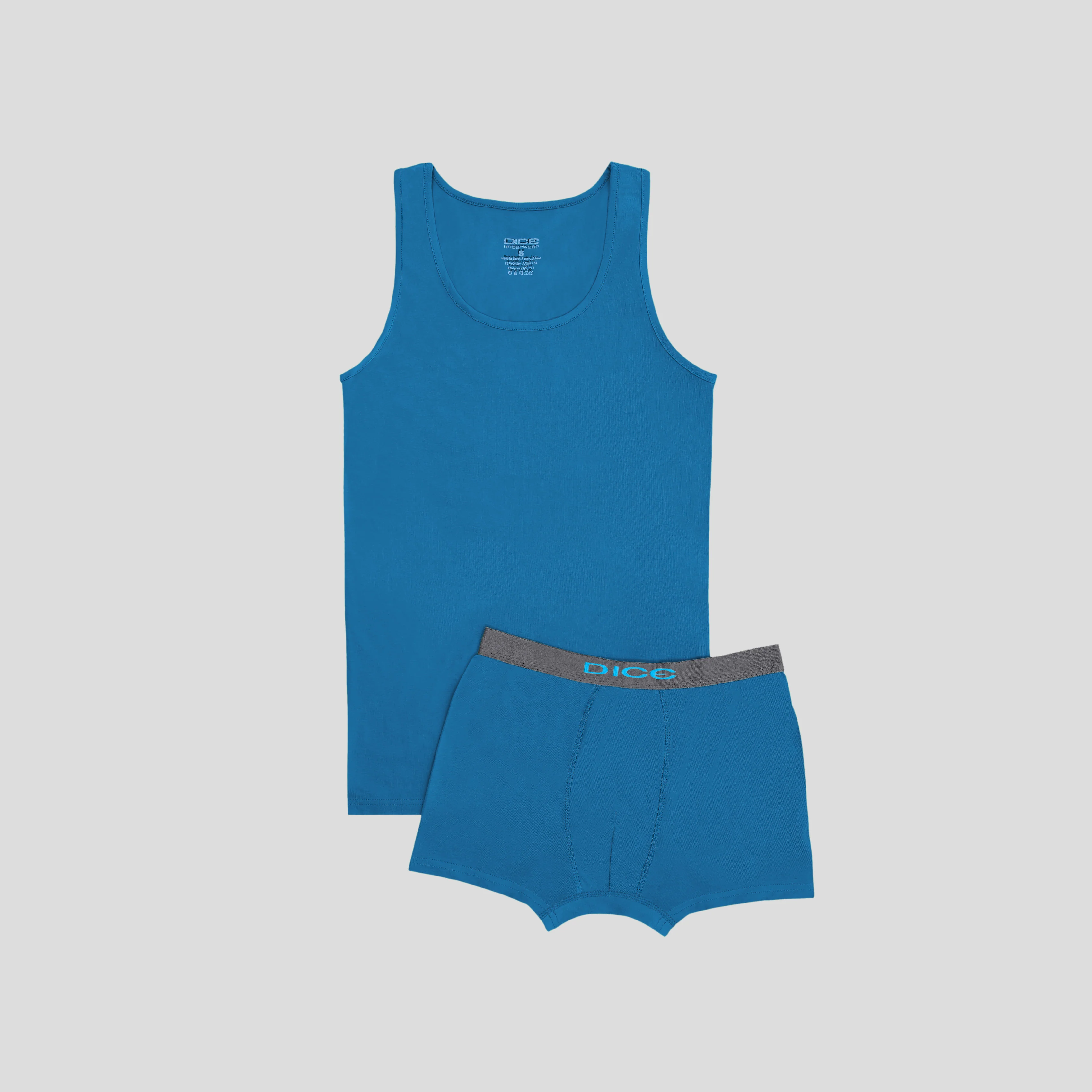 Plain Underwear Set (tank top + Boxer) - Image 6