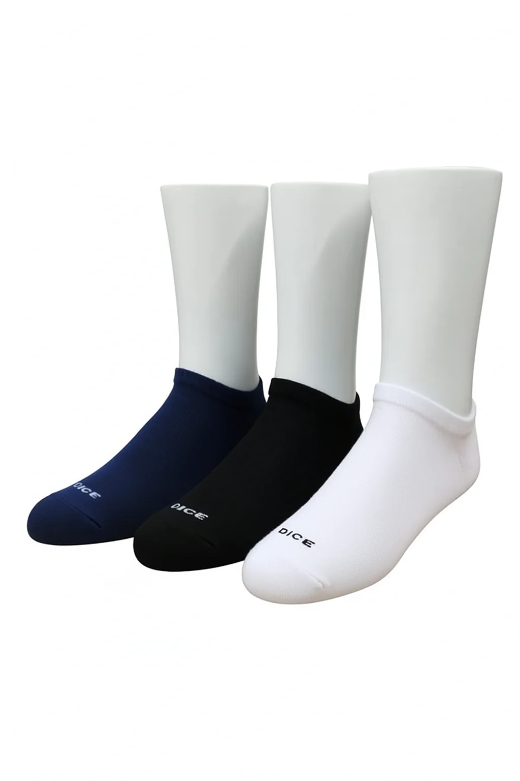 Men's Half Socket Terry Heel & Toe Socks 3-Pack - Image 3