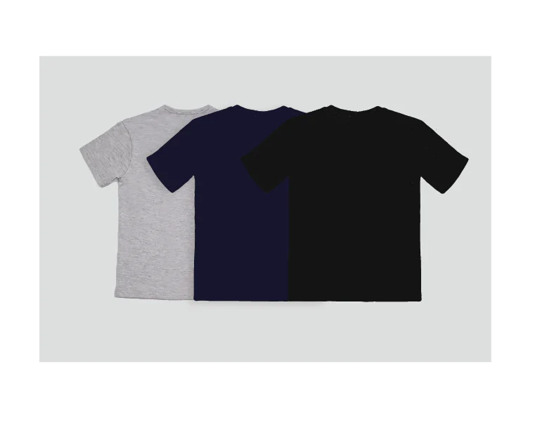 Boys' Short Sleeve Top Pack Of 3 - Image 3
