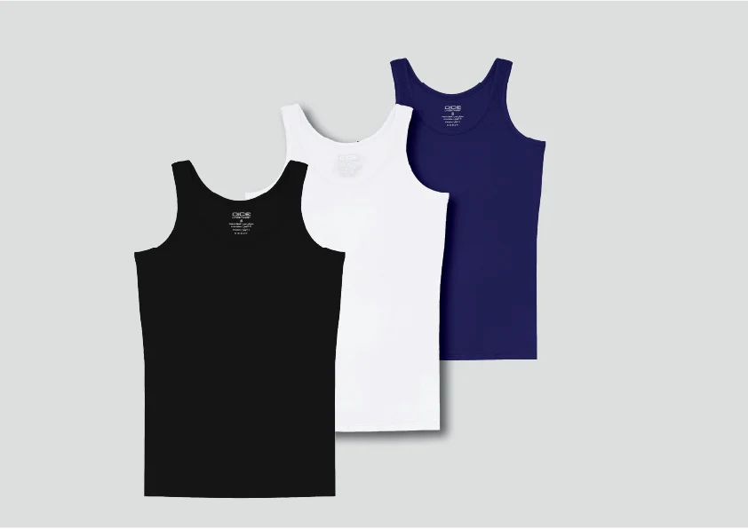 Boys' Lycra Tank Top Pack Of 3 - Image 3