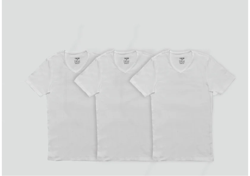 Men  V-Neck T-Shirt Pack Of 3 - Image 3