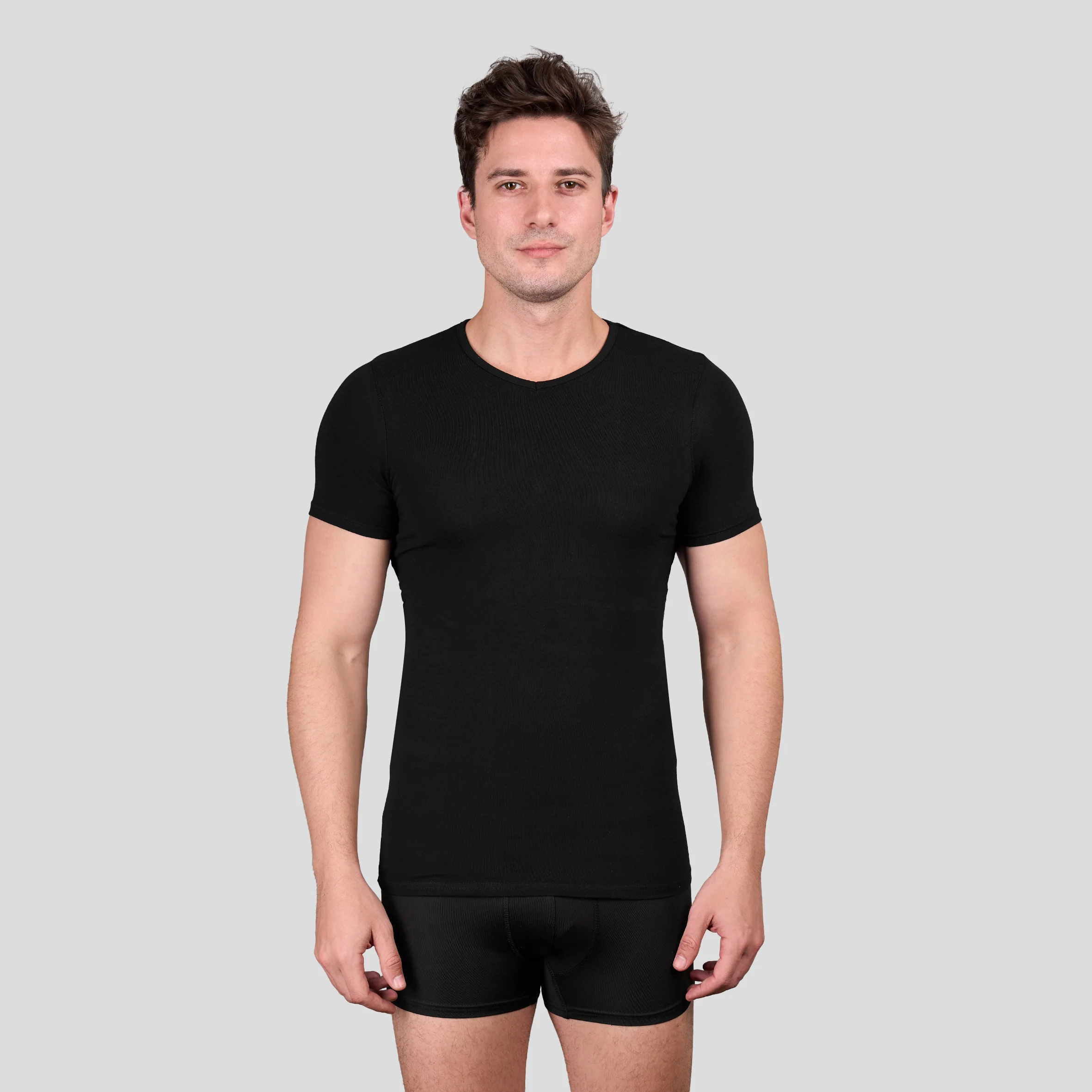 Men  V-Neck T-Shirt Pack Of 3 - Image 4