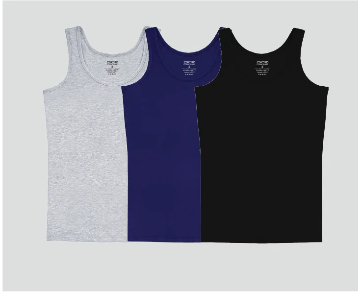 Women Cotton Tank Top Pack Of 3 - Image 2
